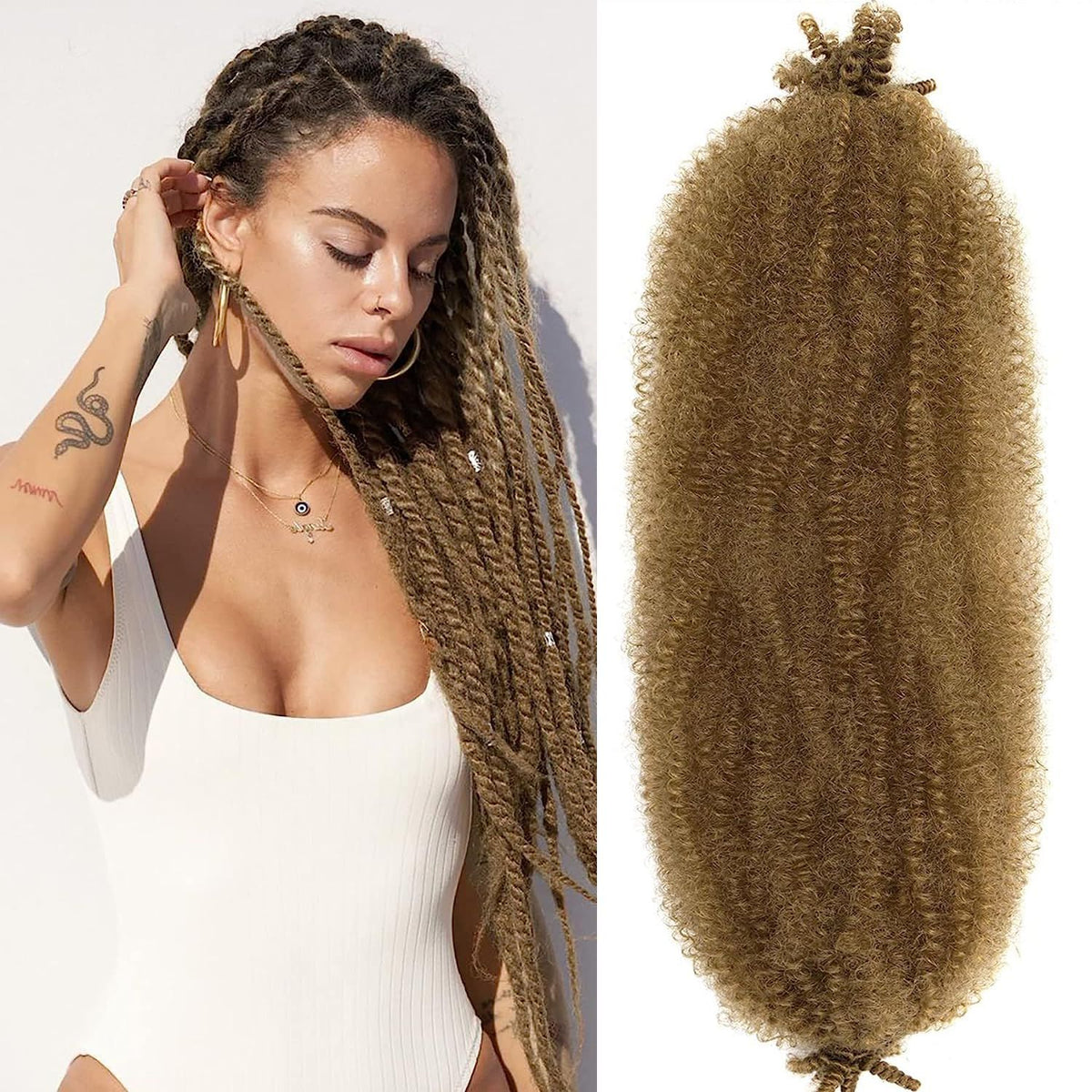 Spring Afro Twist Marley Hair, 24 Inch - product view 10