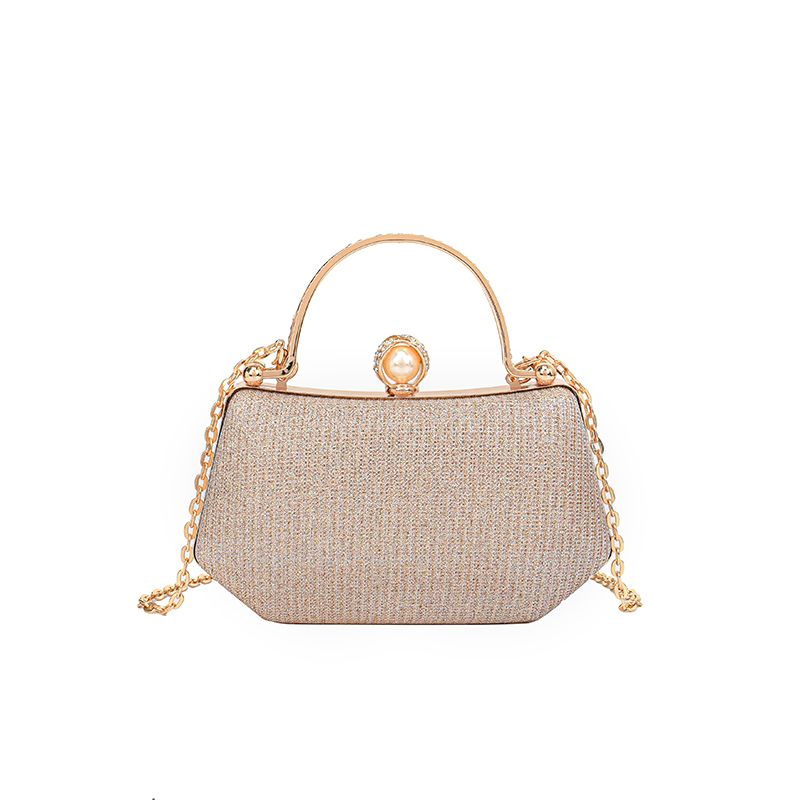 Sequin Evening Handbag With Chain Strap