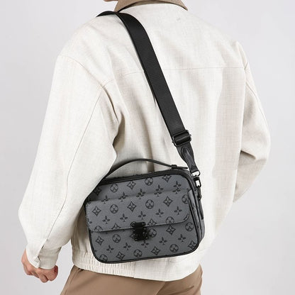 Men's Patterned Shoulder & Crossbody Bag