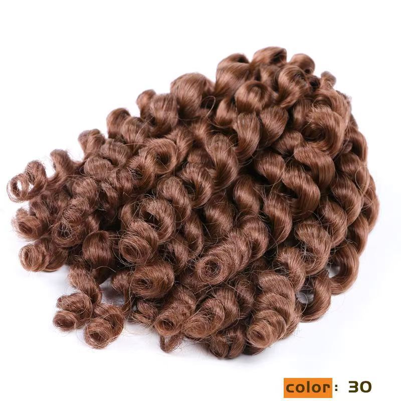 Wand Curl Crochet Hair, 8 Inch - product view 5