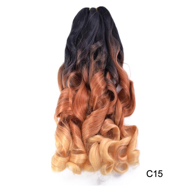 Spiral Curl Bulk Braiding Hair, 22 Inch - product view 7