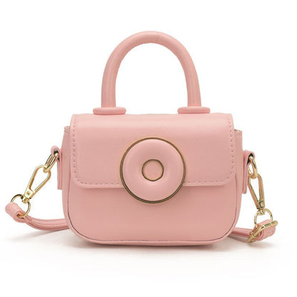 Girls' Candy-Color Saddle Crossbody Bag