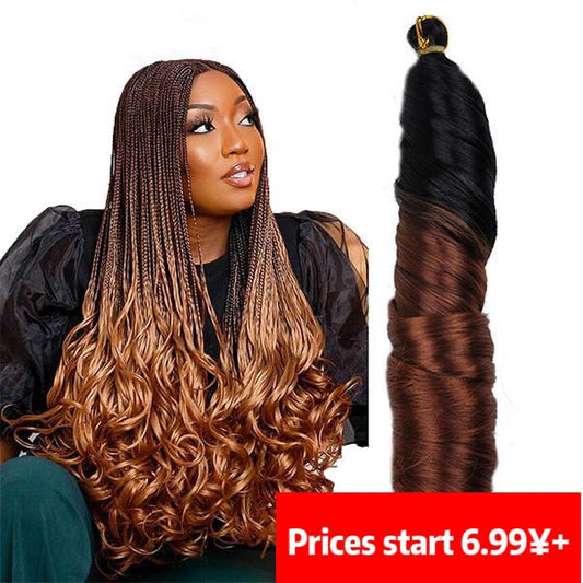 French Curl Crochet Hair, 24 Inch, 150g - product view 1