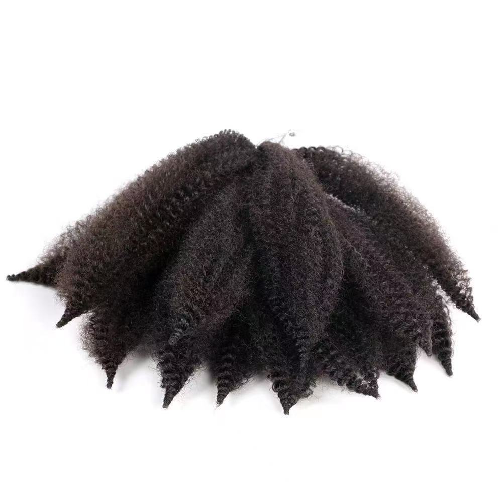 Afro Kinky Curly Marley Braids, 8 Inch - product view 4