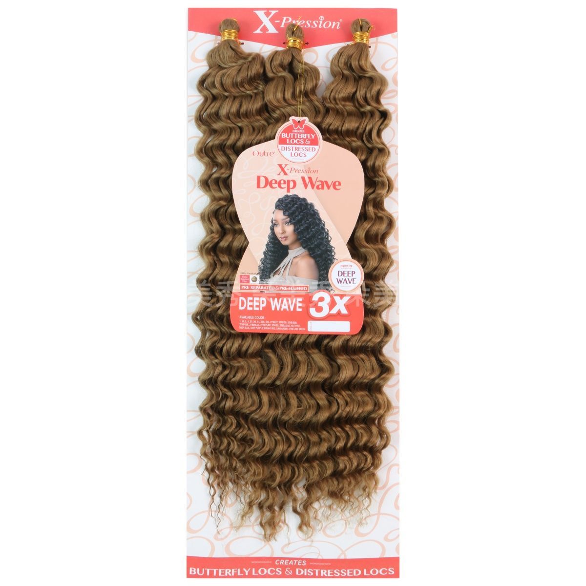 3X Deep Wave Crochet Hair, 24 Inch - product view 4