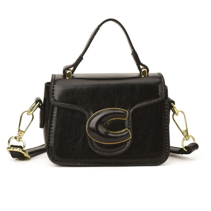 Girls' Mini Square Top-Handle Crossbody Bag