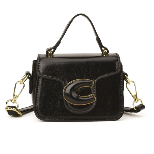 Girls' Mini Square Top-Handle Crossbody Bag