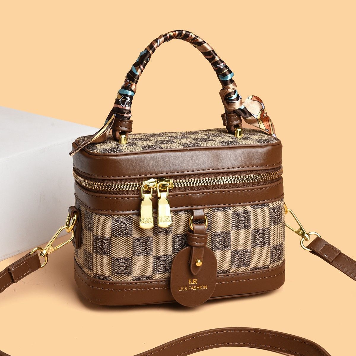 Mini Top-Handle Commuter Bucket Bag