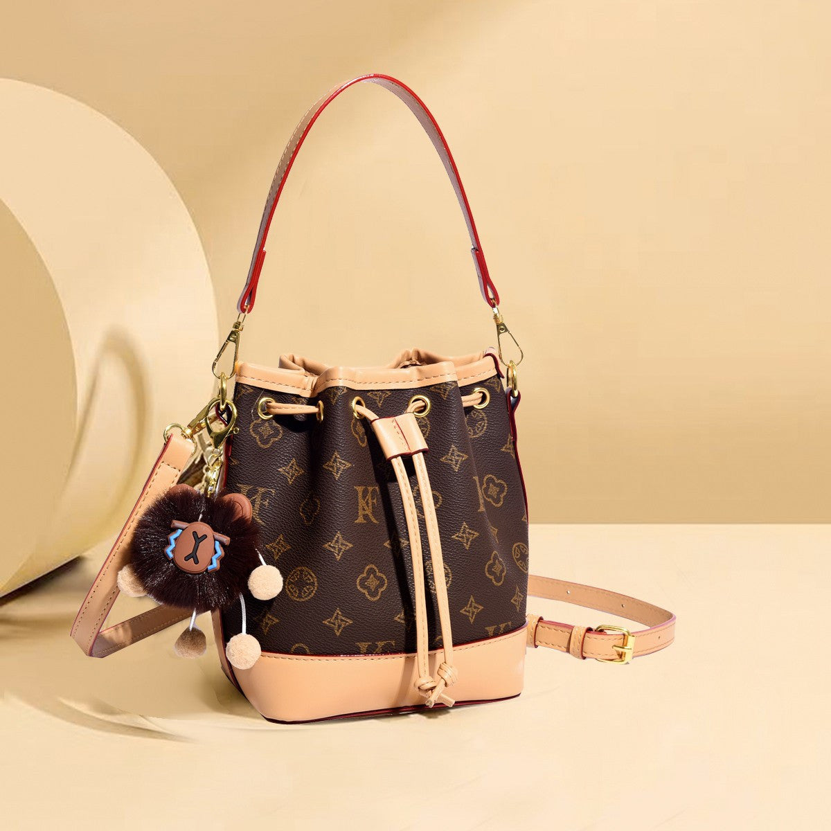Large-Capacity Commuter Bucket Bag