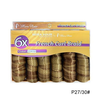 6X French Spiral Curl Crochet Hair - product view 21