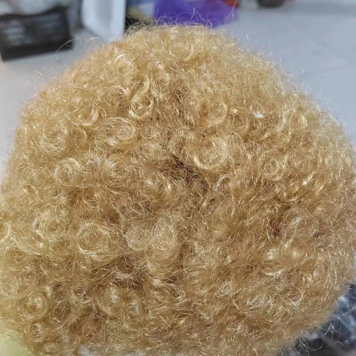Afro Kinky Curly Drawstring Hair Bun - product view 4