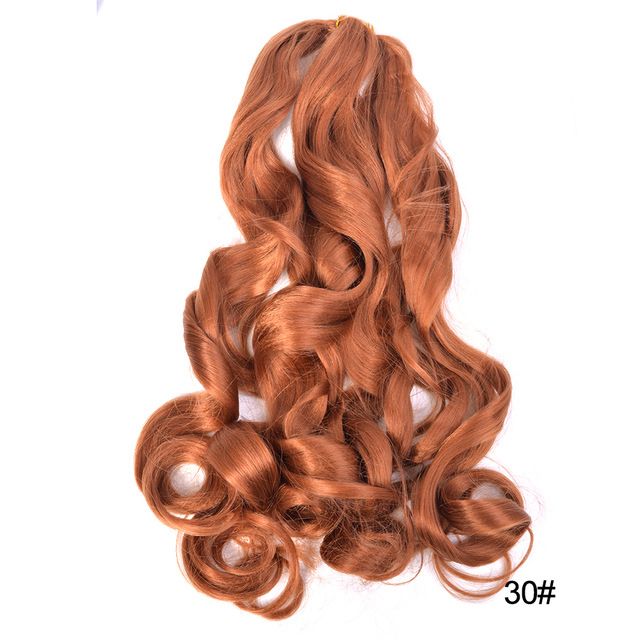 Spiral Curl Bulk Braiding Hair, 22 Inch - product view 16