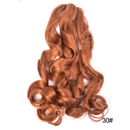 Spiral Curl Bulk Braiding Hair, 22 Inch - product view 16