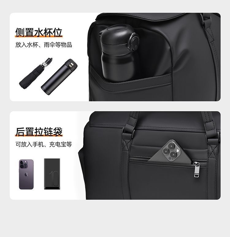 Large-Capacity Business & Gym Travel Duffel
