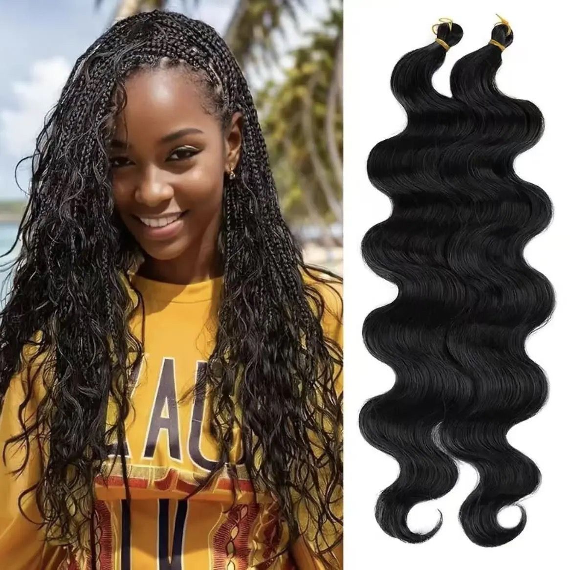 Body Wave Crochet Hair, 24 Inch - product view 10