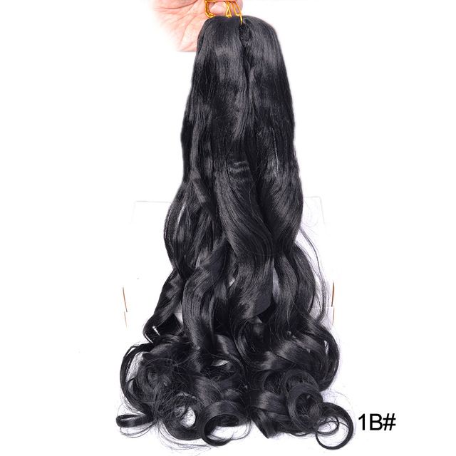 Spiral Curl Bulk Braiding Hair, 22 Inch - product view 21