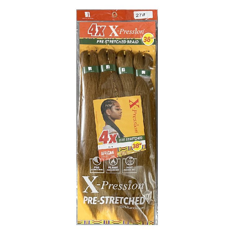 4X Pre-Stretched Braiding Hair, 38 Inch, 250g - product view 5