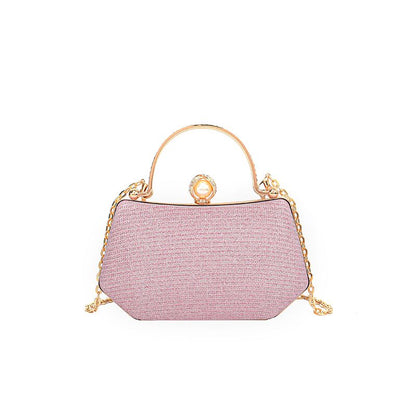Sequin Evening Handbag With Chain Strap