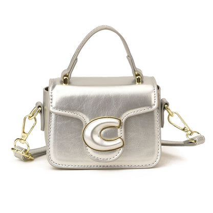 Girls' Mini Square Top-Handle Crossbody Bag