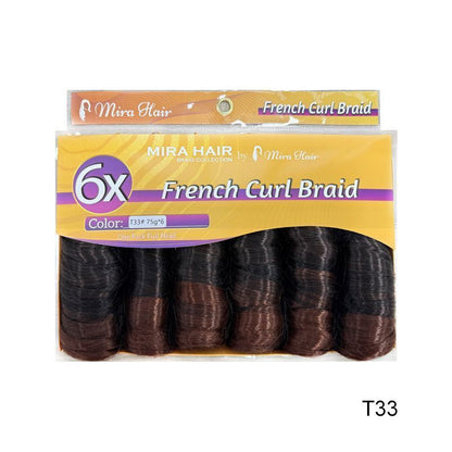 6X French Spiral Curl Crochet Hair - product view 15