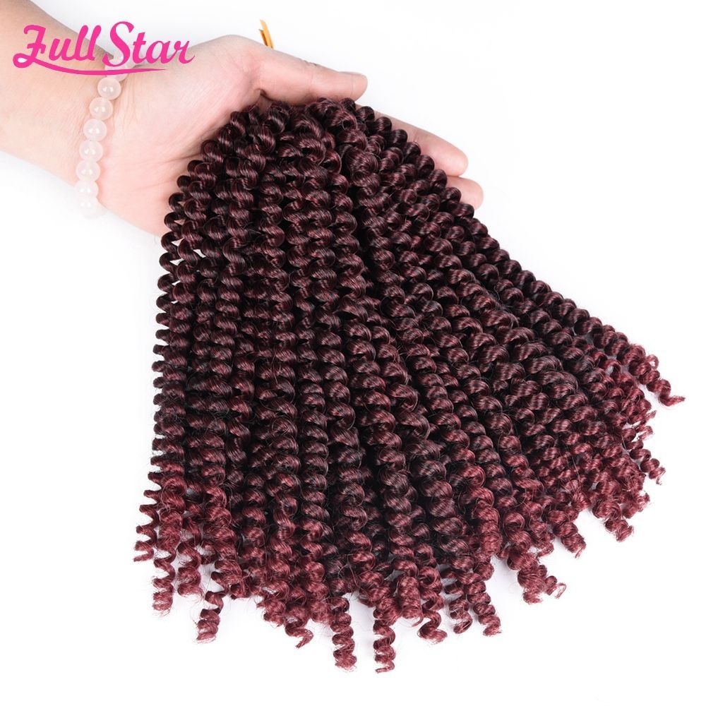 Spring Twist Crochet Hair, 8 Inch - product view 5