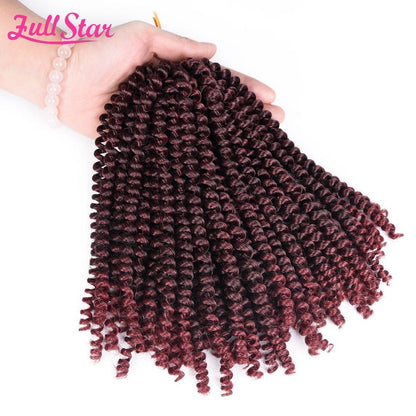 Spring Twist Crochet Hair, 8 Inch - product view 5