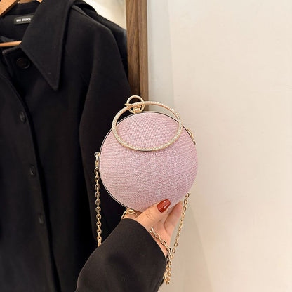 Mini Evening Handbag With Ball Chain