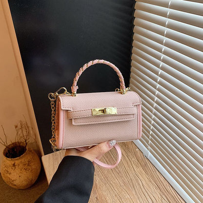 Girls' Mini Top-Handle Coin Handbag