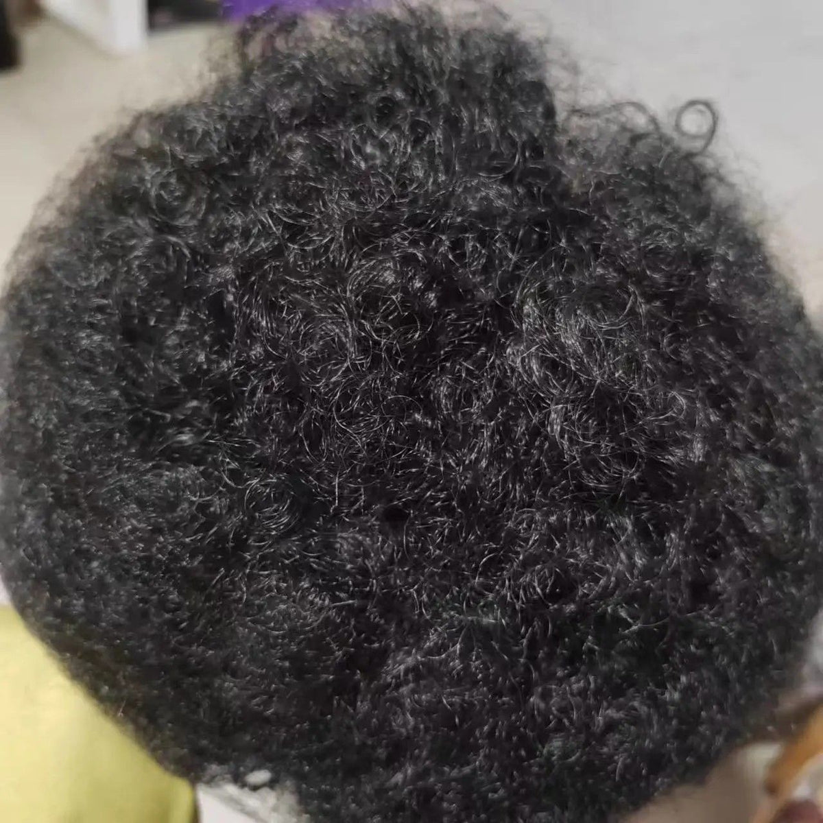 Afro Kinky Curly Drawstring Hair Bun - product view 3