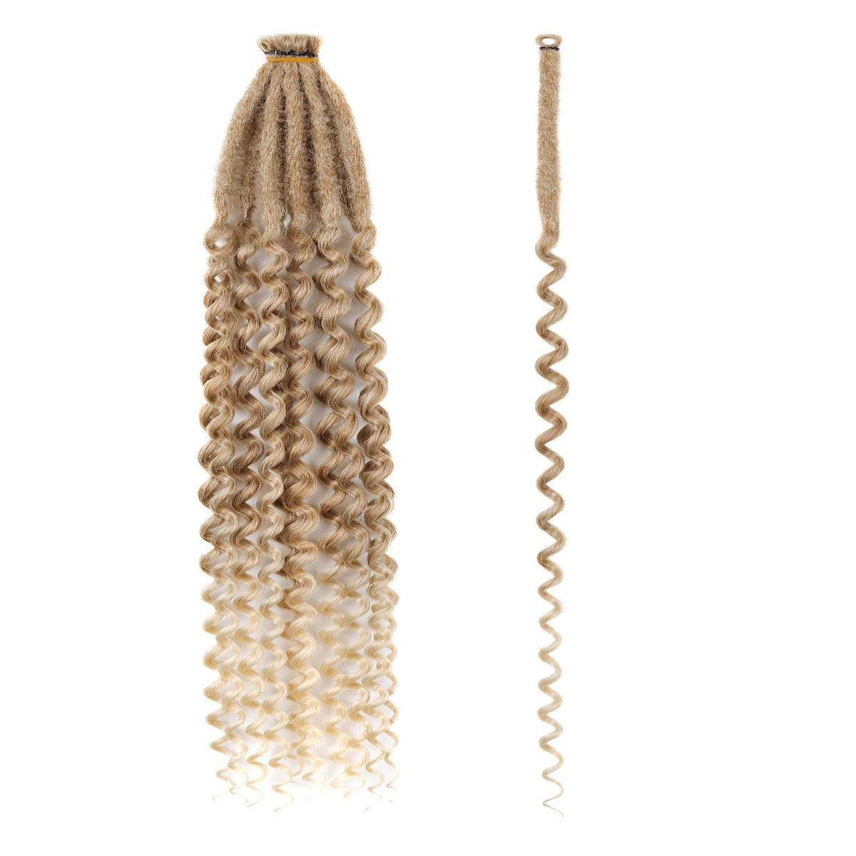 Curly-End Locs Crochet Hair, 24 Inch - product view 6