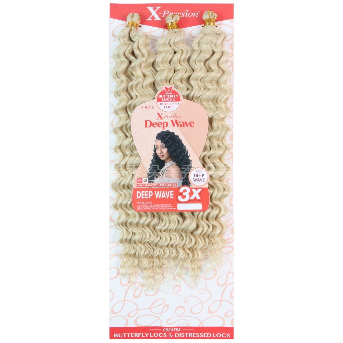 3X Deep Wave Crochet Hair, 24 Inch - product view 8