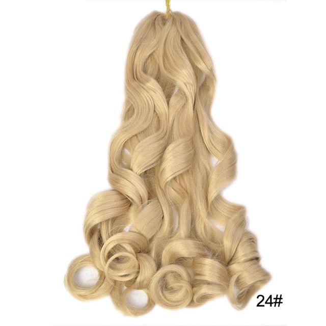 Spiral Curl Bulk Braiding Hair, 22 Inch - product view 17