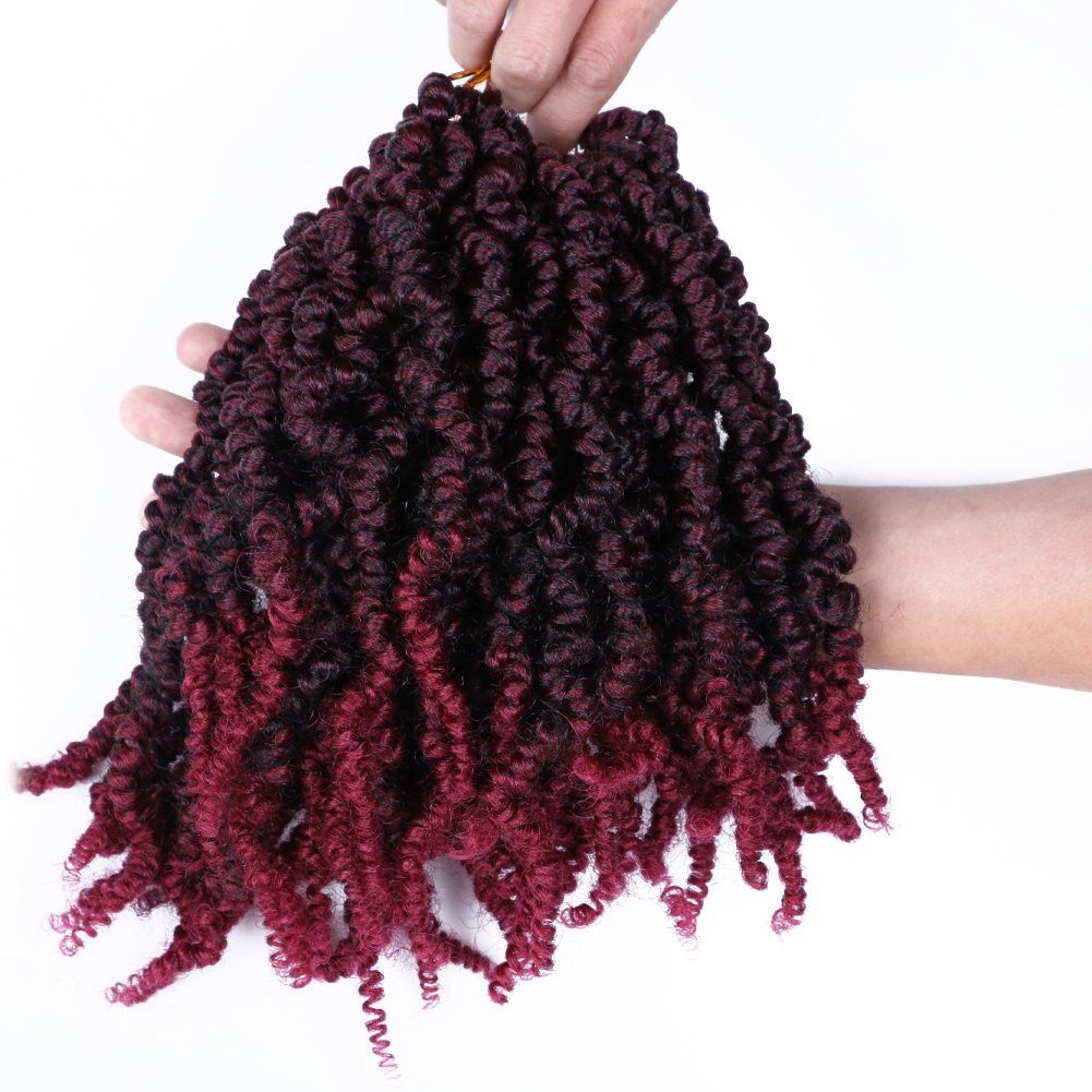 Short Spring Twist Crochet Hair, 10 Inch - product view 3