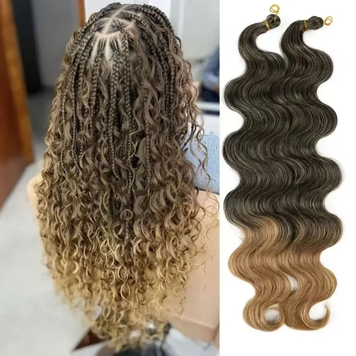 Body Wave Crochet Hair, 24 Inch - product view 6