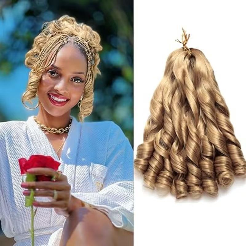 Spiral French Curl Hair, 12 Inch - product view 4