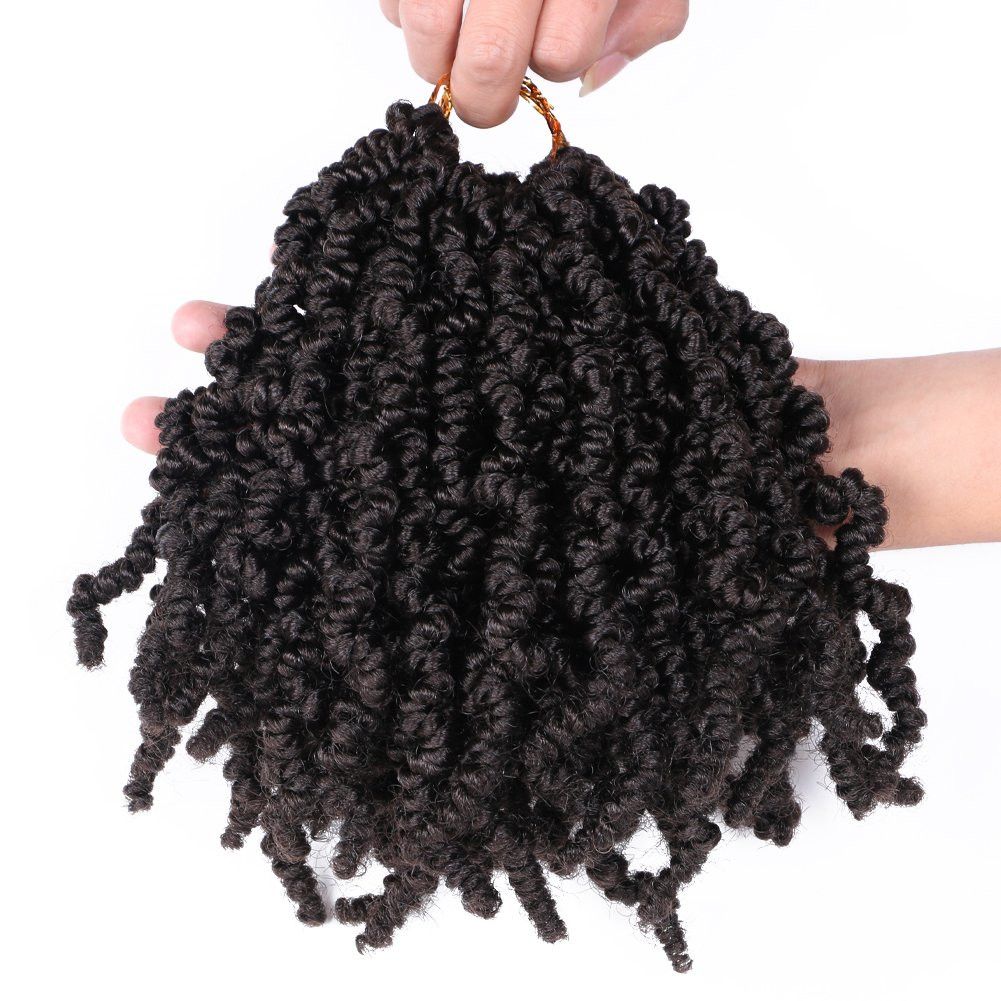 Short Spring Twist Crochet Hair, 10 Inch - product view 6