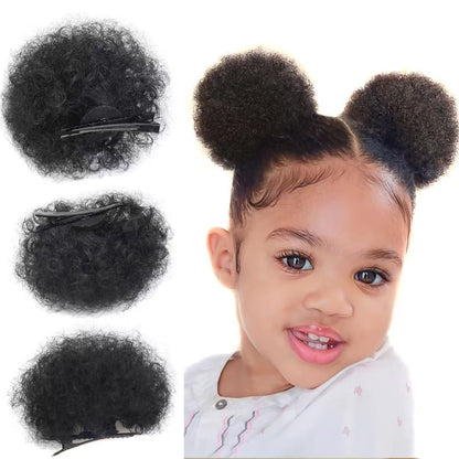 Kids' Curly Hair Puff - product view 1