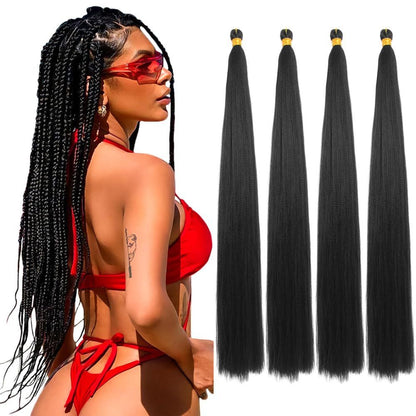 Bone Straight Bulk Braiding Hair, 28 Inch - product view 1