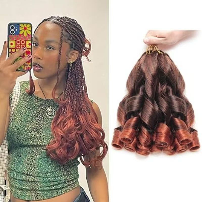 Spiral French Curl Hair, 12 Inch - product view 13