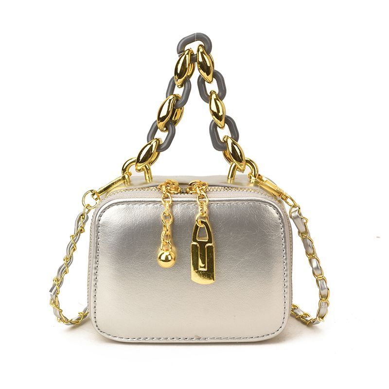 Girls' Mini Square Chain Crossbody Bag