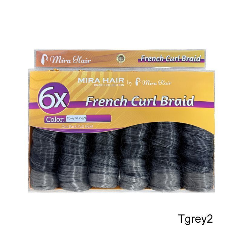 6X French Spiral Curl Crochet Hair - product view 18