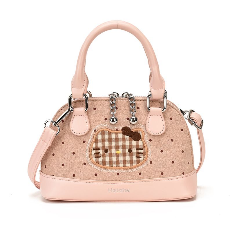 Polka-Dot Cat Mini Shoulder & Crossbody Bag