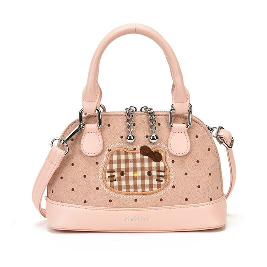 Polka-Dot Cat Mini Shoulder & Crossbody Bag