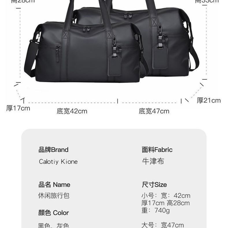 Large-Capacity Gym Duffel With Wet-Dry Compartments