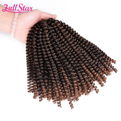 Spring Twist Crochet Hair, 8 Inch - product view 7