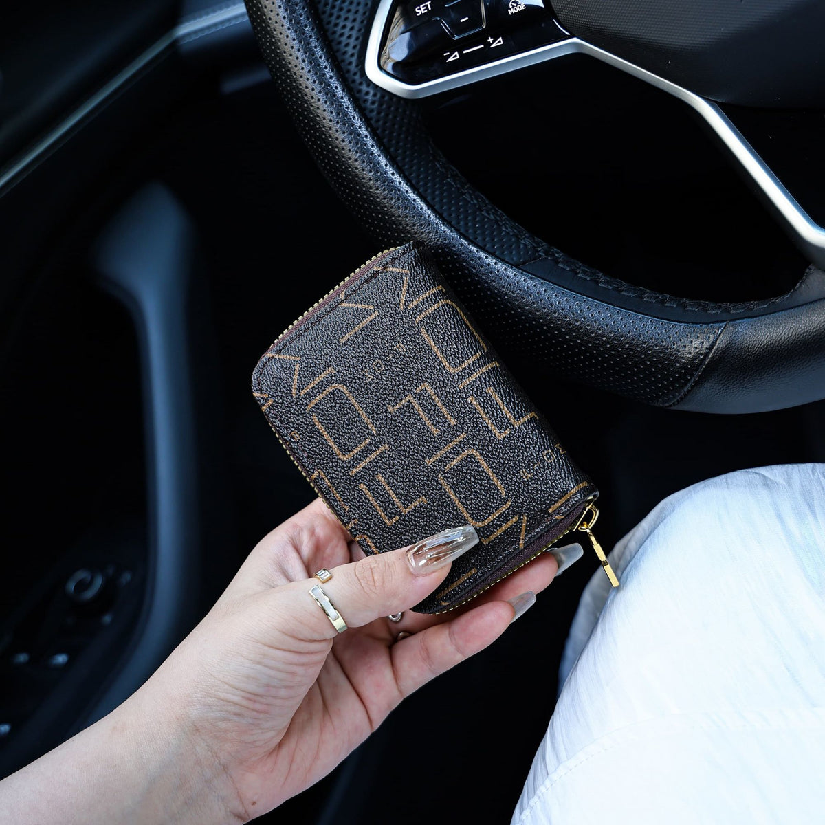 Printed Zip Card Wallet - product view 3