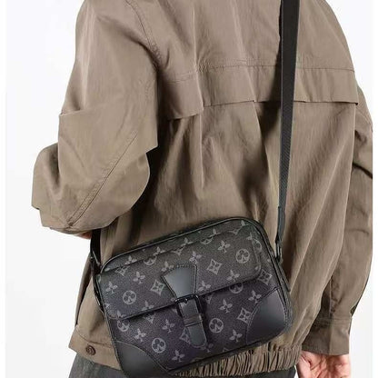 Men's Patterned Shoulder & Messenger Bag