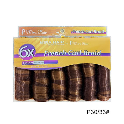 6X French Spiral Curl Crochet Hair - product view 23