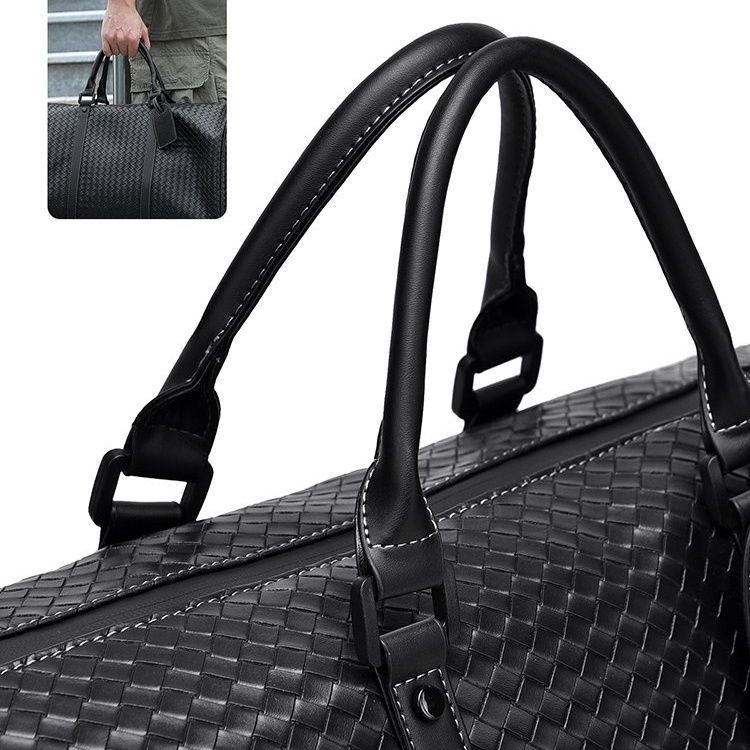 Large-Capacity Woven Travel Duffel Bag