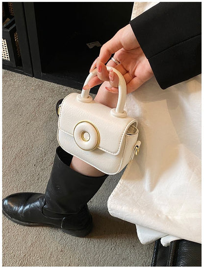 Girls' Candy-Color Saddle Crossbody Bag